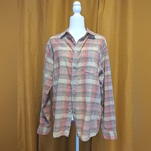 Urban Outfitters pink flannel, size medium